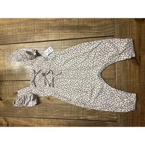 New Jessica Simpson Baby Girl Romper 3-6 Months  Leopard Print Boutique